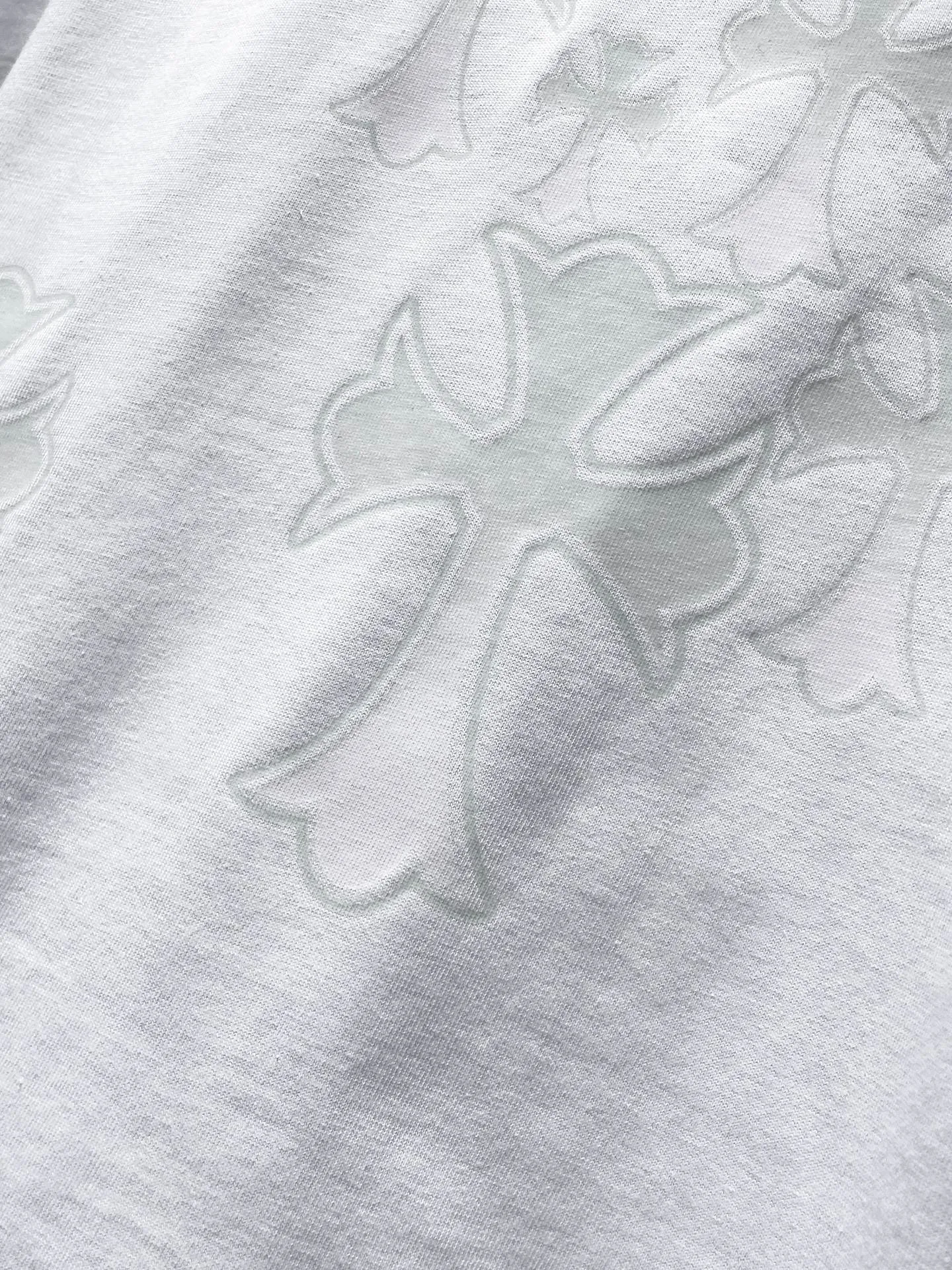 P180 New Chrome Hearts 25ss for summer. High-weight, environmentally friendly and high-quality top-grade fabric. 280g Chrome Hearts new design light-sensitive color-changing cross short-sleeves. Counter synchronization. Re-engraved version 1:1. Recommended color: white. Size: S, M, L, XL.